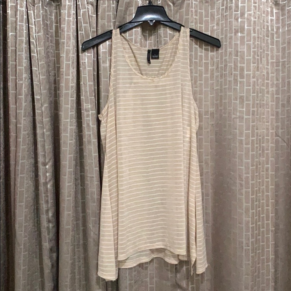 Nude Sheer tank top